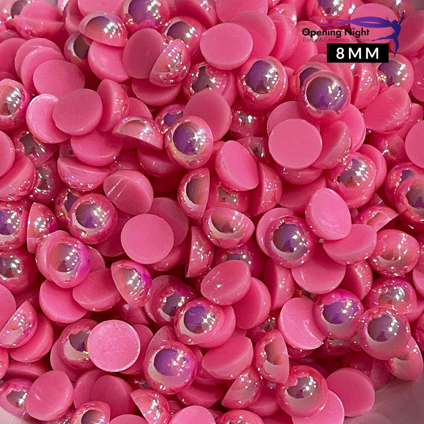 Pearl Flatback - Barbie Pink AB