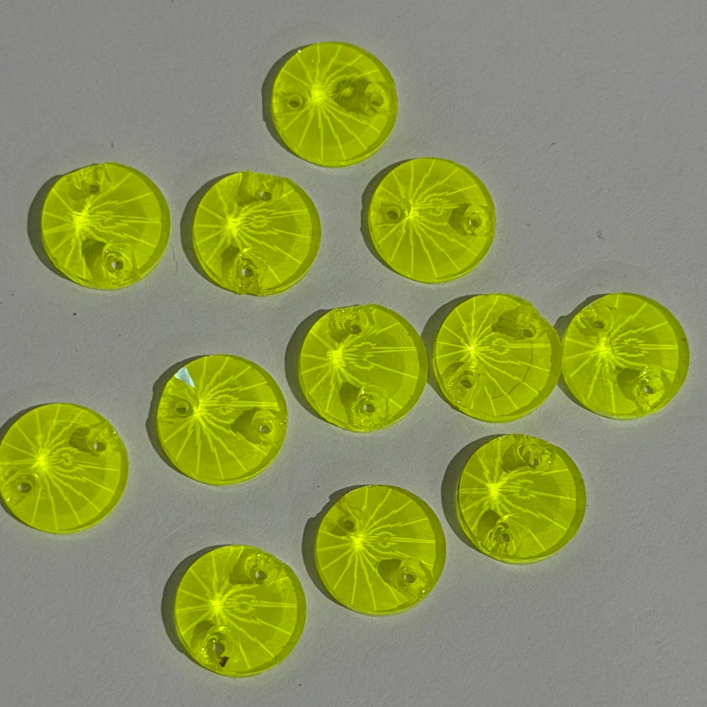 Rivoli 12mm, Neon Yellow