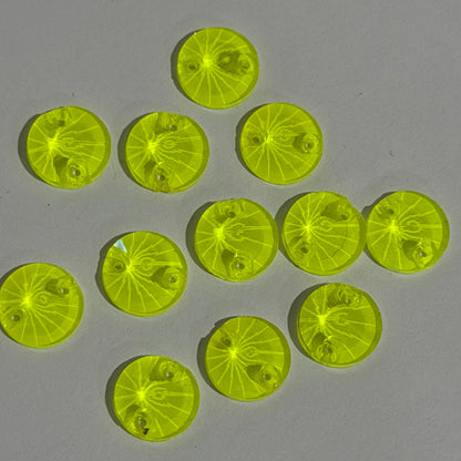 Rivoli 12mm, Neon Yellow