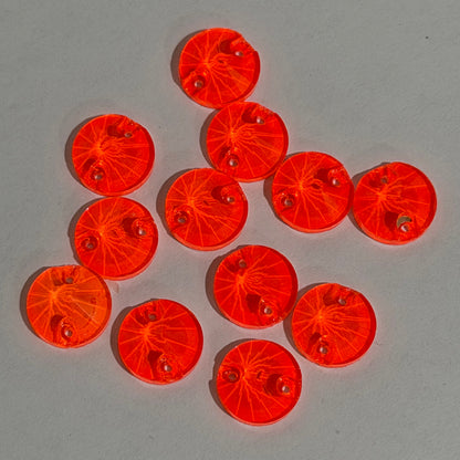 Rivoli 12mm, Neon Orange