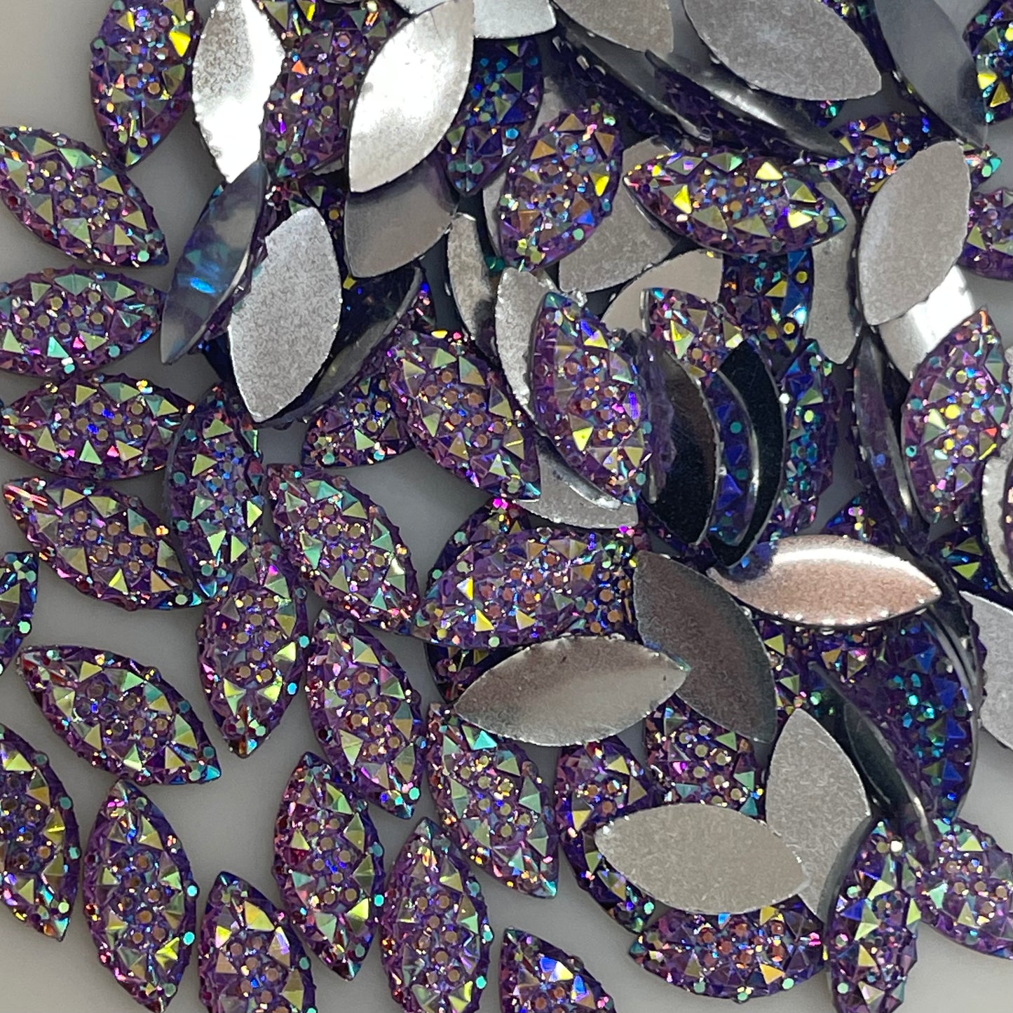 15mm, Horseeye Textured - Light Purple