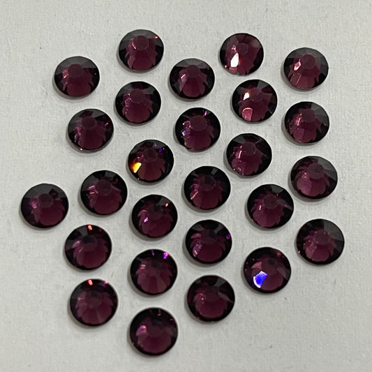 Amethyst - AAA Non Hotfix Diamante Crystals