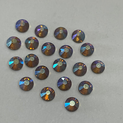Light Colorado Topaz AB - Non Hotfix Diamante AAA Crystals