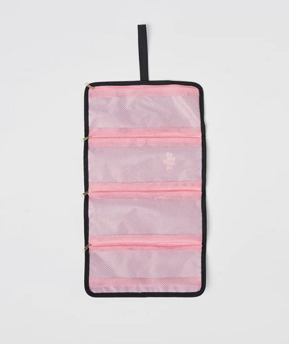 Sonata Multi Compartment Bag - Black/Pink