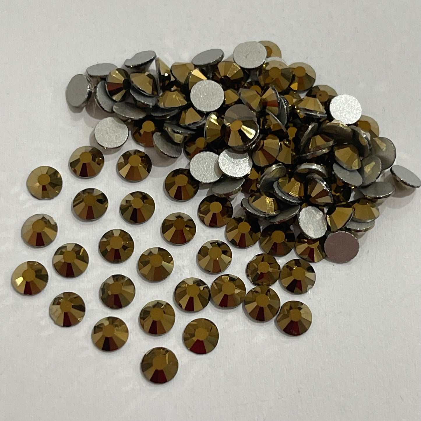 Gold Hematite - AAA Non Hotfix Diamante Crystals