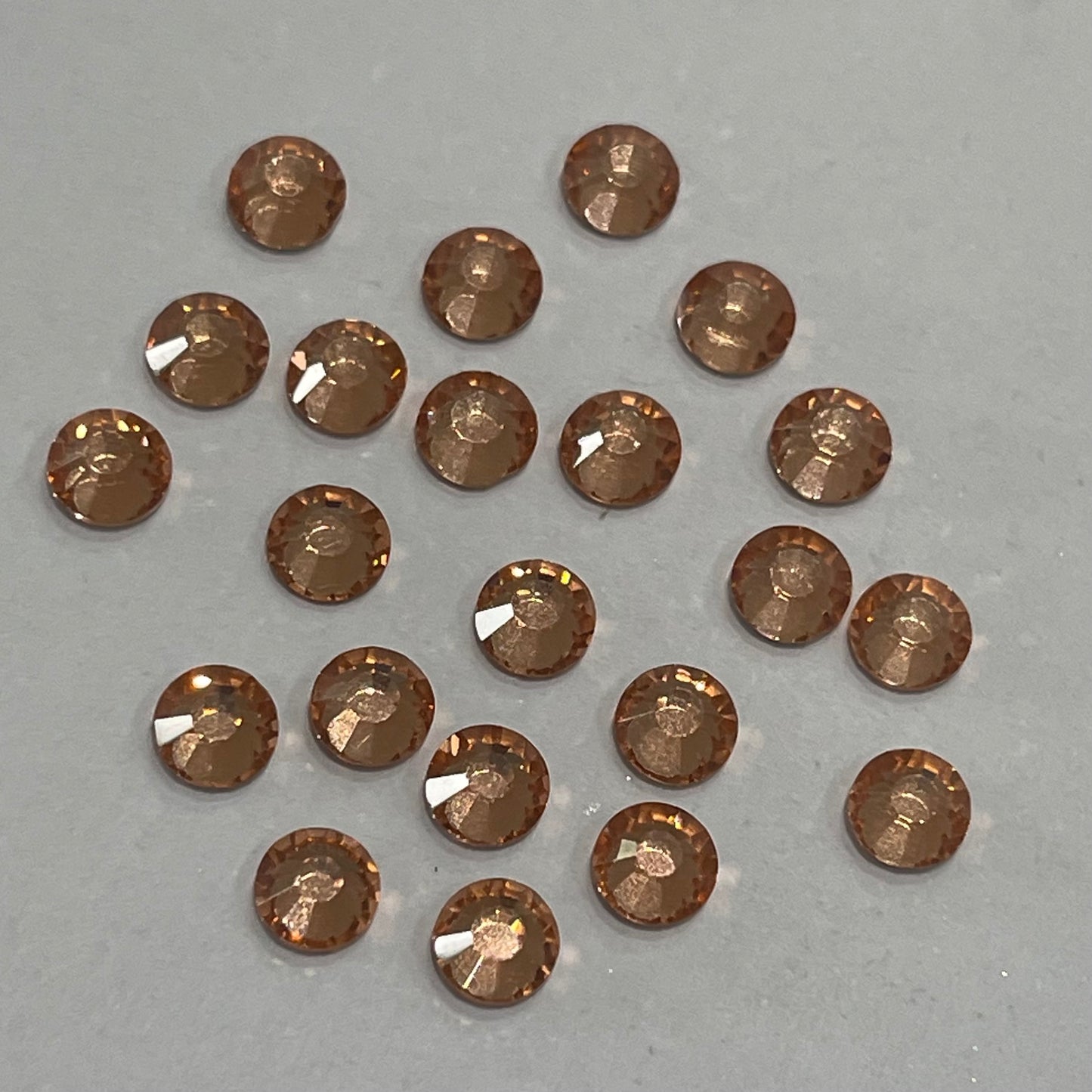 Peach - AAA Non Hotfix Diamante Crystals