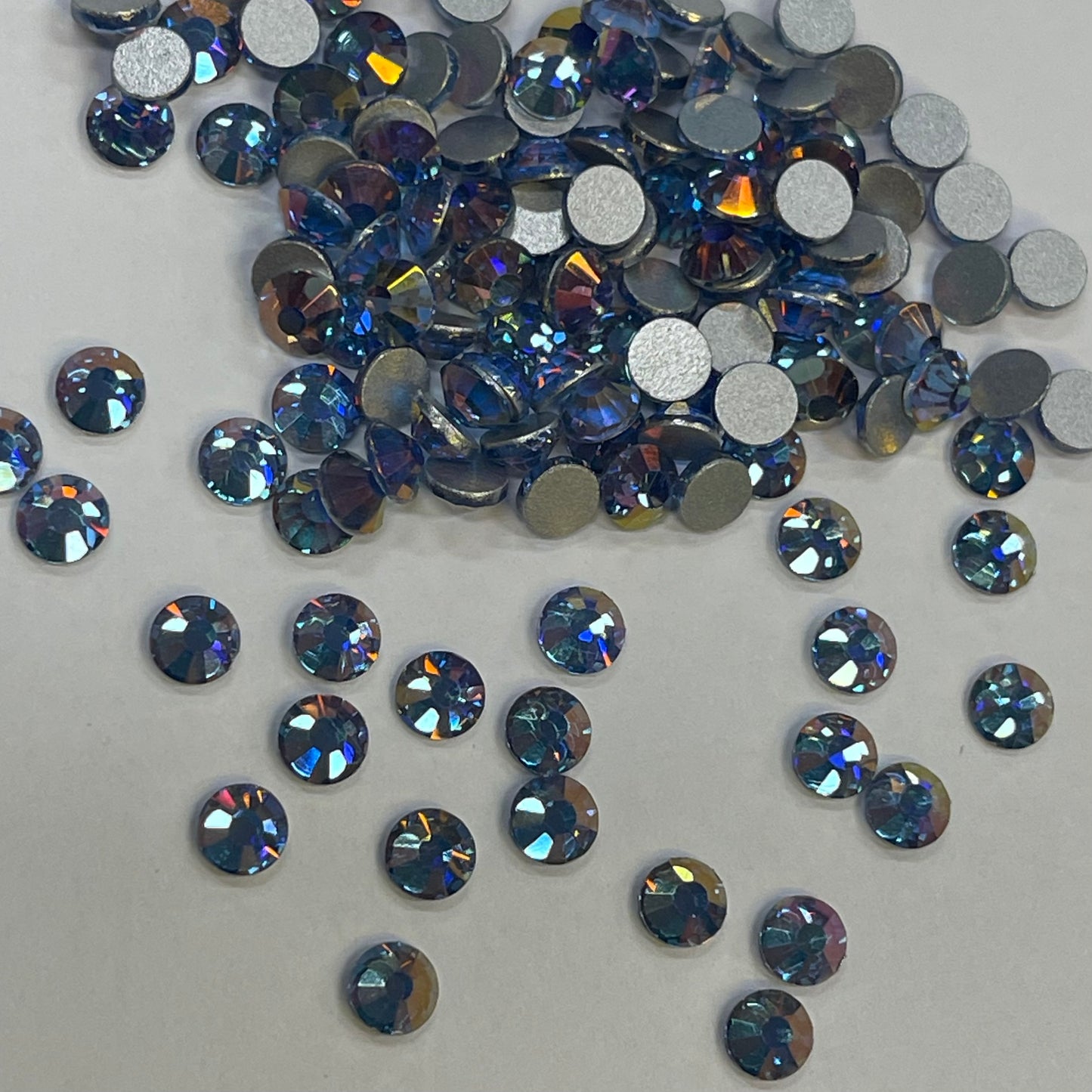 NEW Fancy Light Blue - Non Hotfix Diamante AAA Crystals