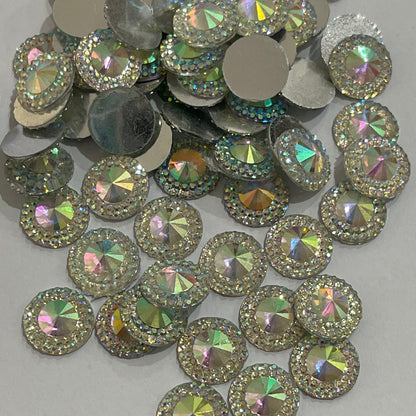 12mm, Round Textured - AB