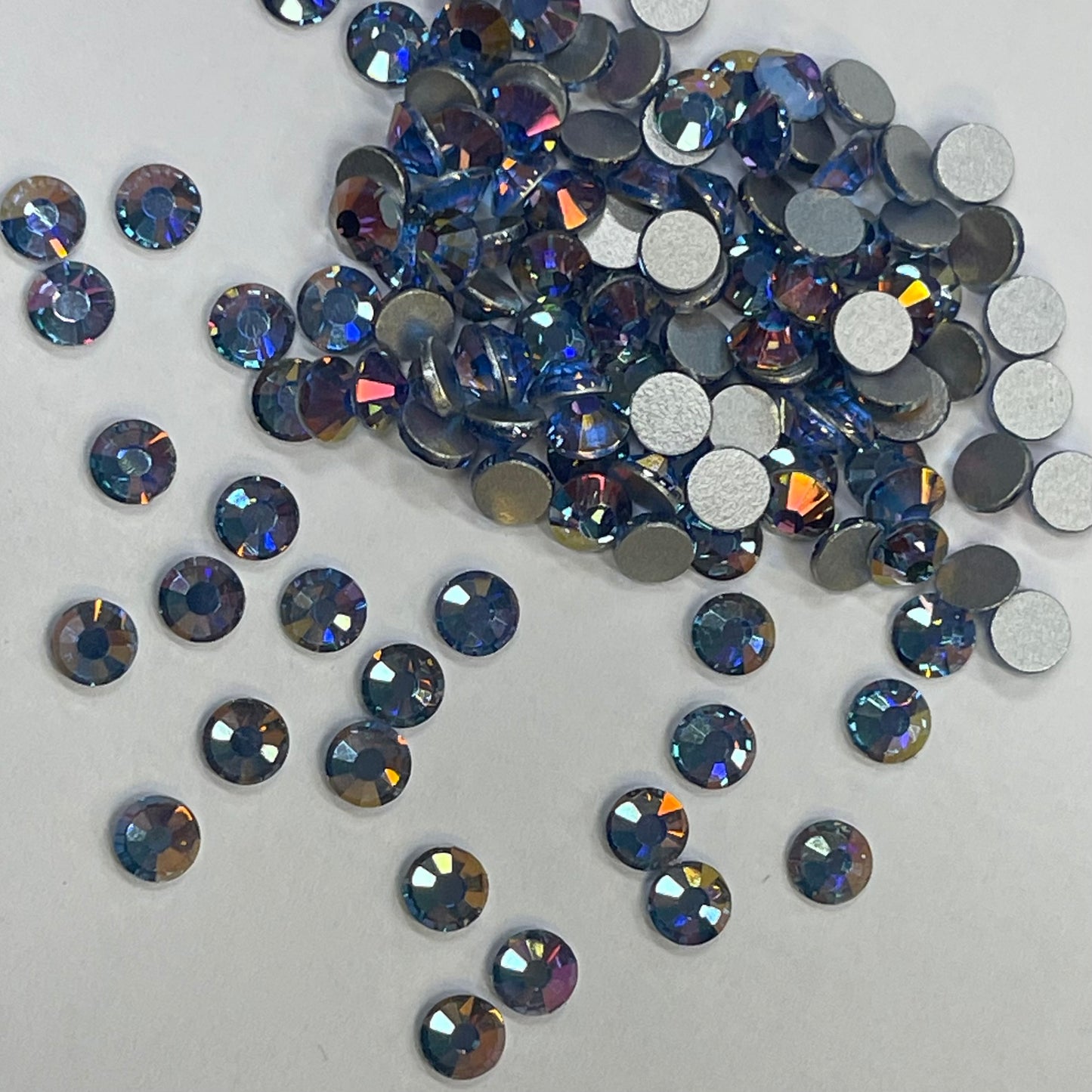 NEW Fancy Light Blue - Non Hotfix Diamante AAA Crystals