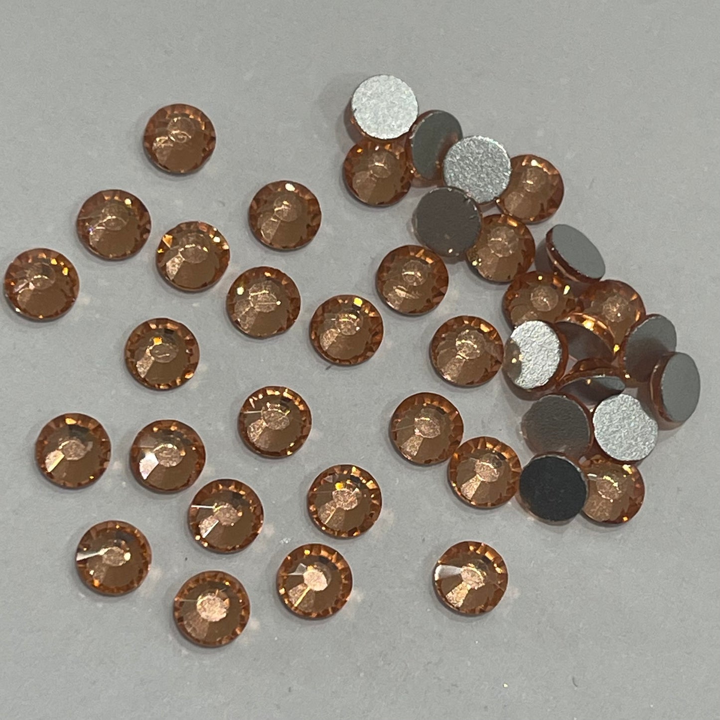 Peach - AAA Non Hotfix Diamante Crystals