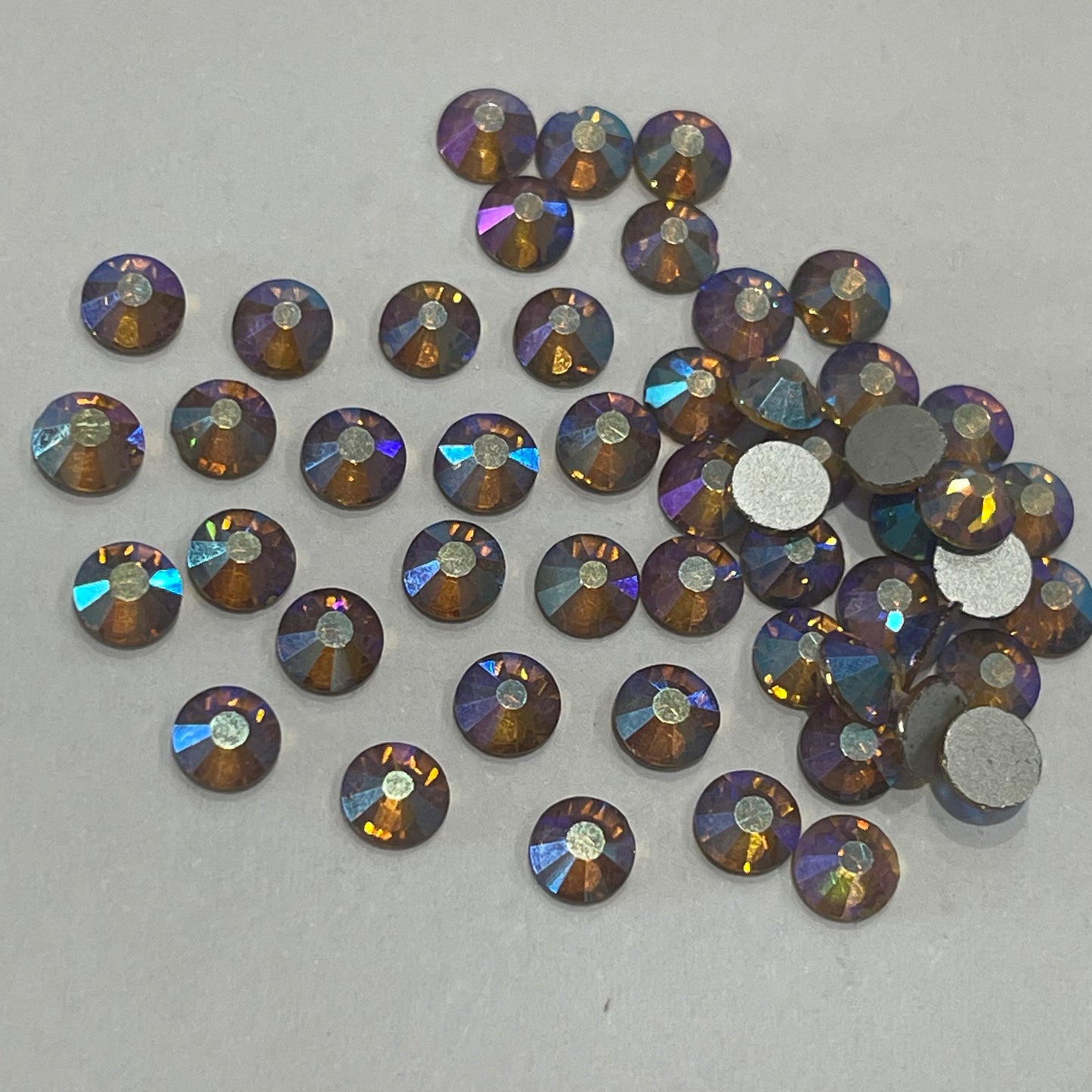 Light Colorado Topaz AB - Non Hotfix Diamante AAA Crystals