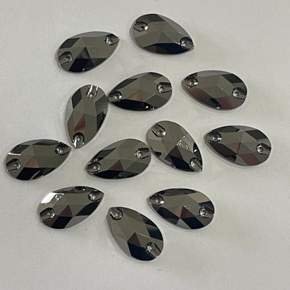 Drop 18mm, Jet Hemetite