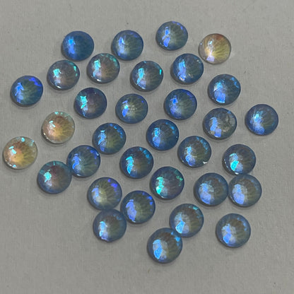 NEW Aurora Sapphire Light - Non Hotfix Diamante AAA Crystals