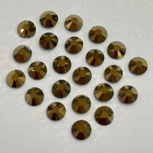 Gold Hematite - AAA Non Hotfix Diamante Crystals