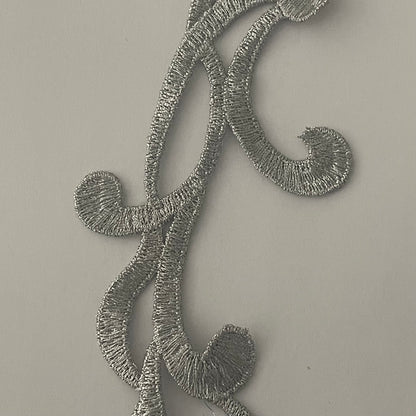 Long Swirl Range - Antique Silver