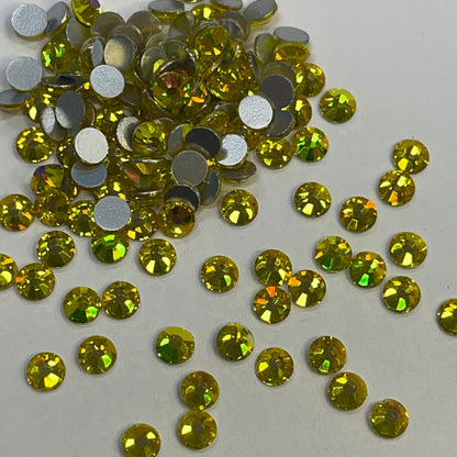 NEW Fancy Yellow - Non Hotfix Diamante AAA Crystals