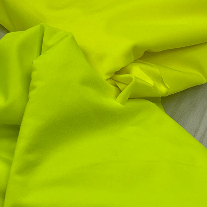 Citrus Shiny Nylon Spandex - remnant 1m