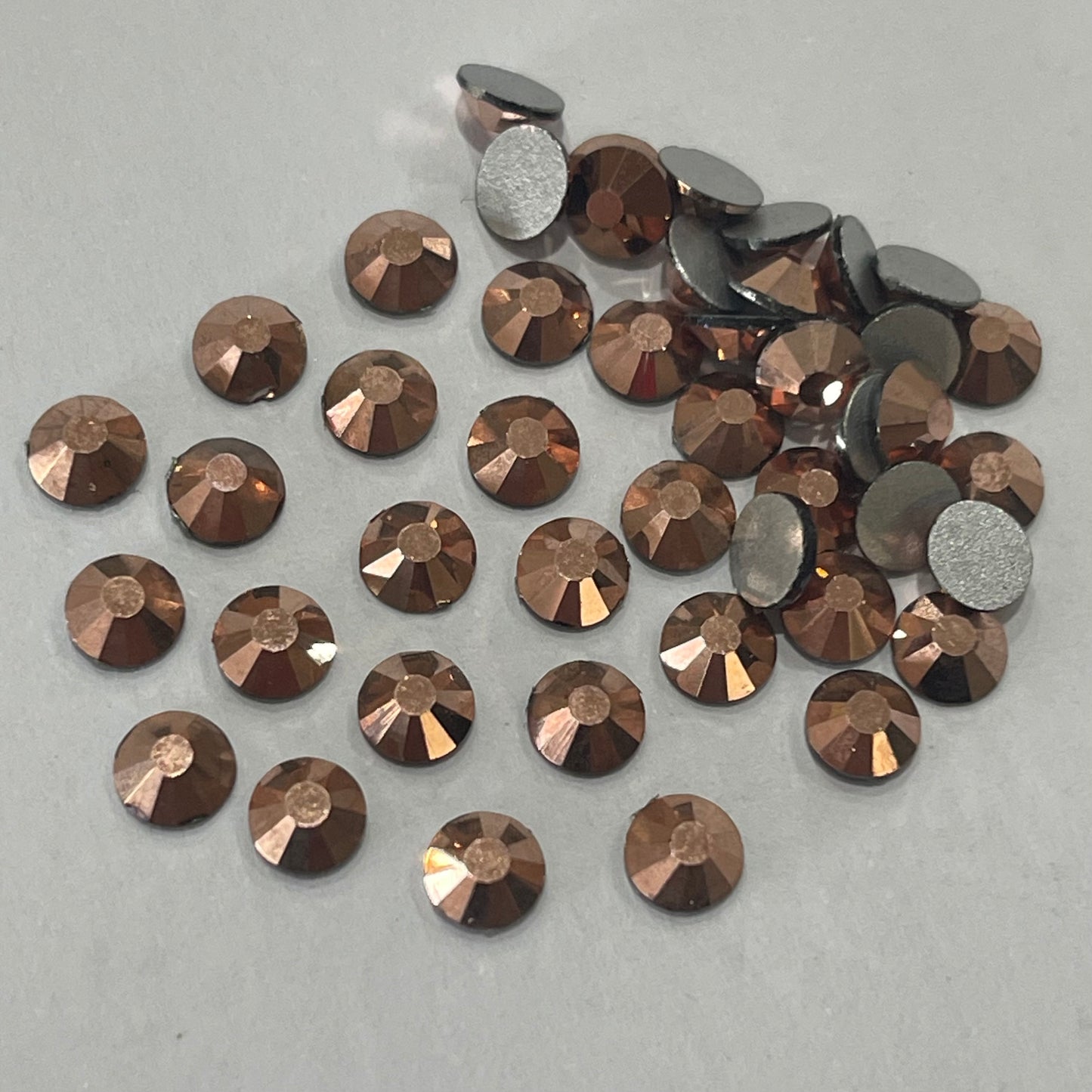 Rose Gold - Non Hotfix Diamante AAA Crystals