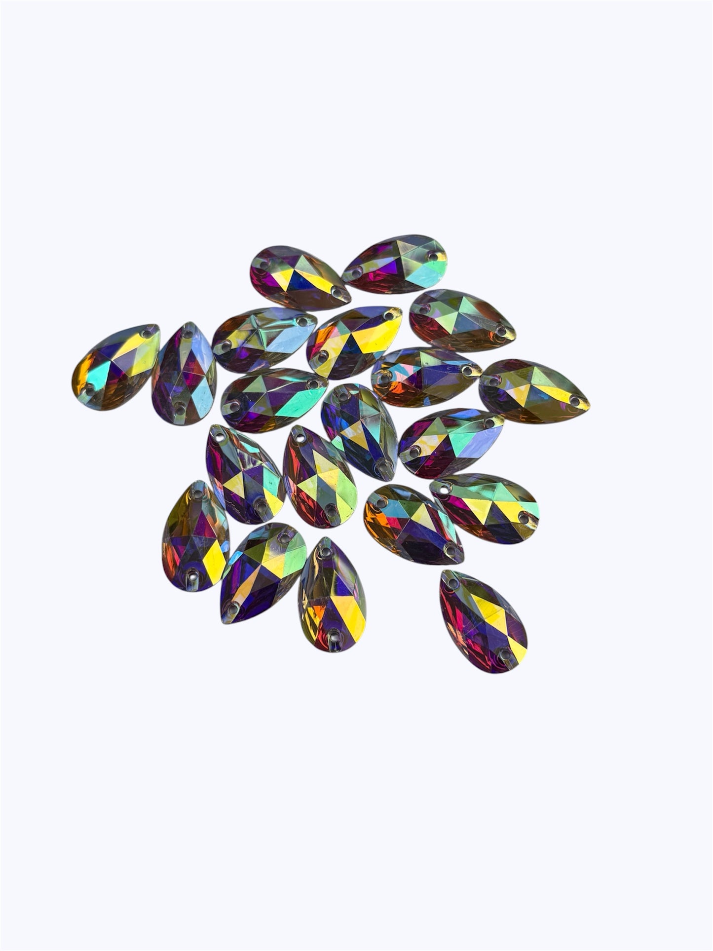 28mm Tear Drop - AB - Sew On