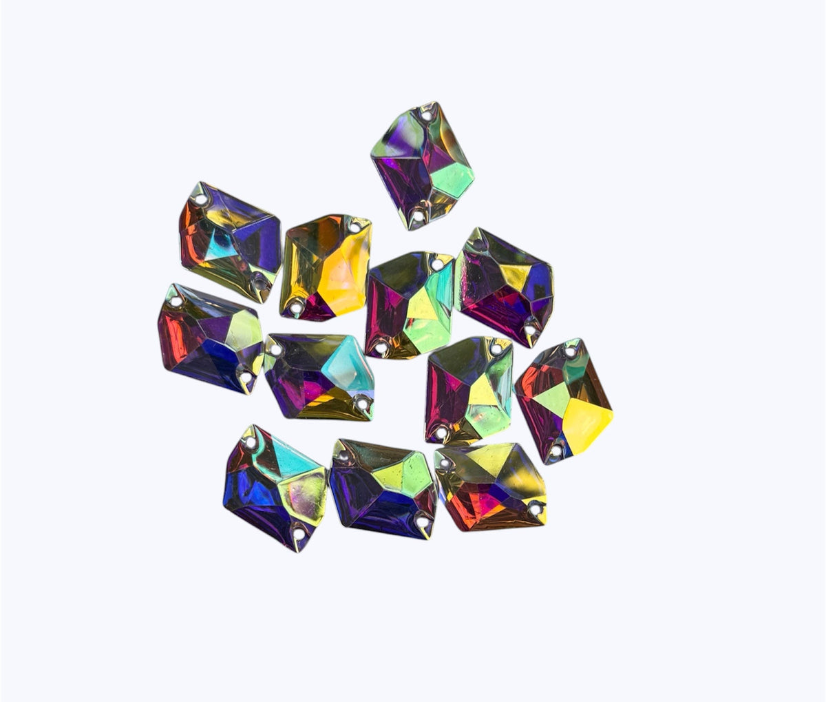 26mm Cosmic - AB - Resin - Sew On