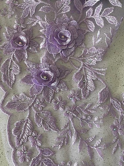 Ruby Range Lace Border - Soft Lavender