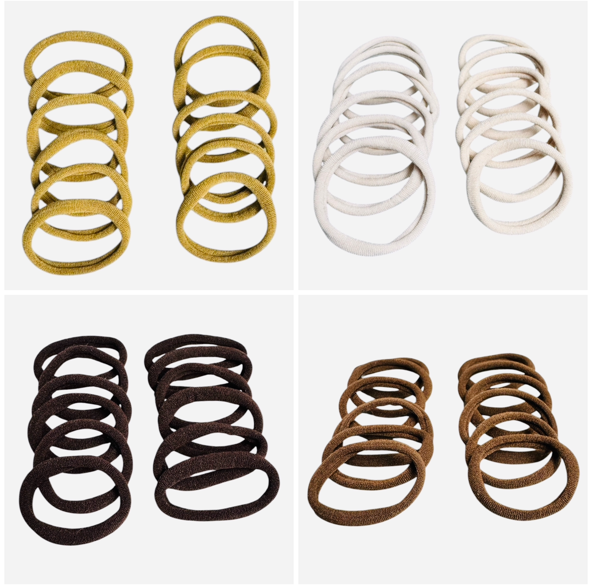 Seamless Hair Ties - Various Colours
