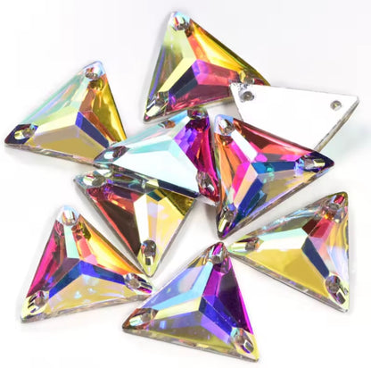22mm Triangle - AB - Sew On