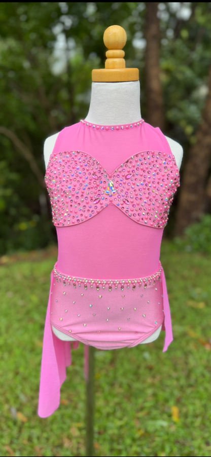 Rosa Leotard with Half Skirt