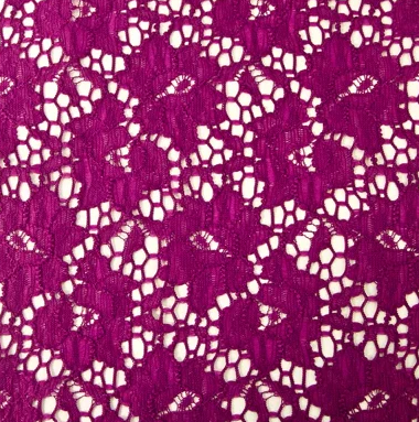 Mauve Berry - Floral Stretch Lace