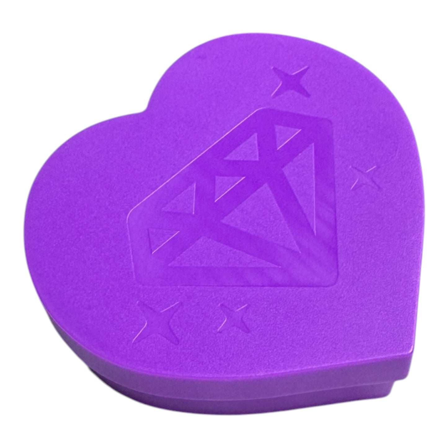 Crystal Heart Trays - Dark Purple