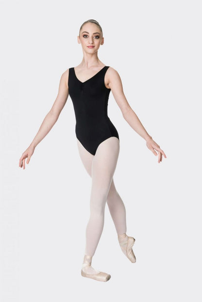 Studio 7 Premium Thick Strap Leotard - Black