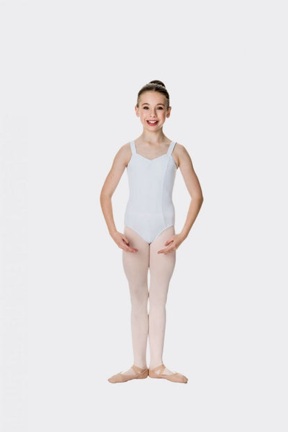 Studio 7 Premium Wide Strap Leotard - White
