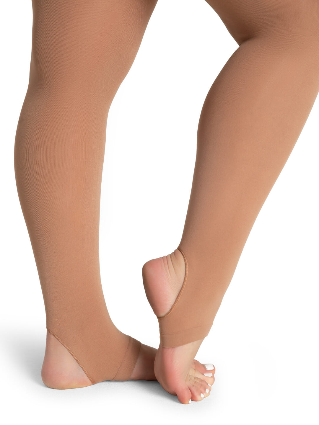 Capezio Light Suntan - Stirrup Ultra Soft Tights