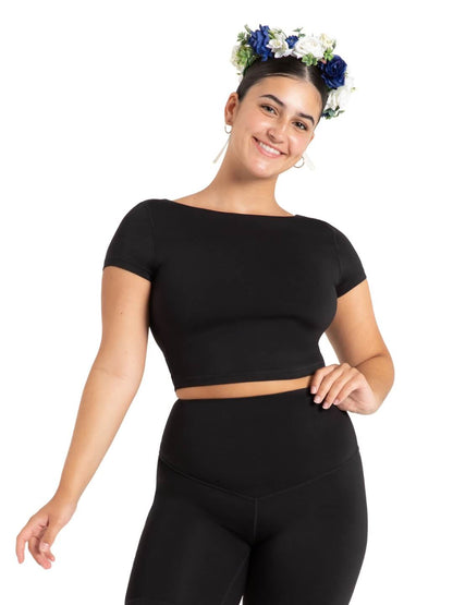 NEW Capezio - Wildflower Clover Crop Top