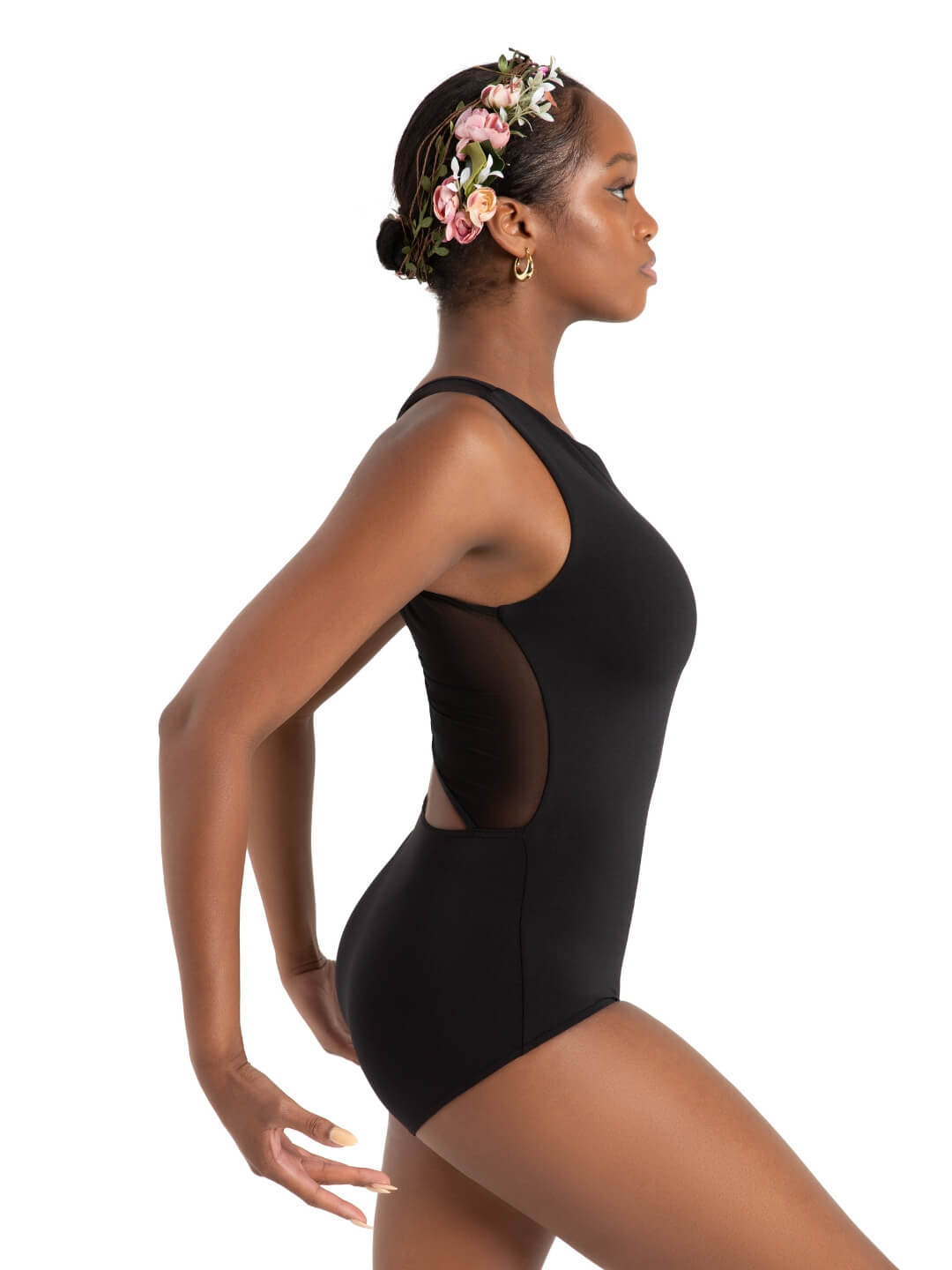 NEW Capezio - Wildflower Marigold Mesh Back Sleeve Leotard