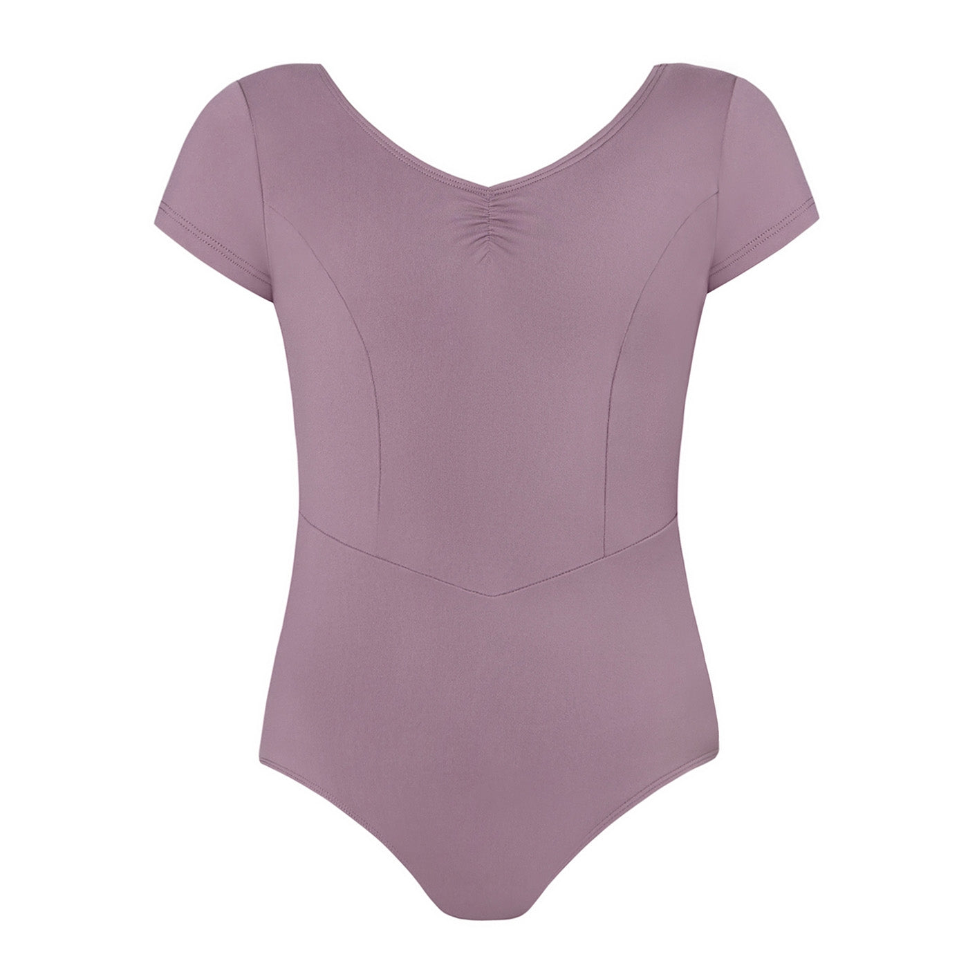 Veronica Cap Sleeve Leotard - Mauve Haze