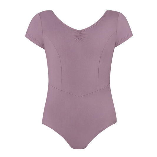 Veronica Cap Sleeve Leotard - Mauve Haze
