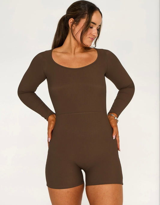Claudia Bodysuit - Chocolate