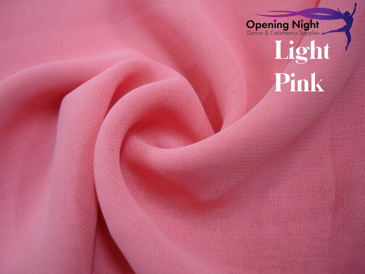Light Pink Chiffon - Remnant 1.25m
