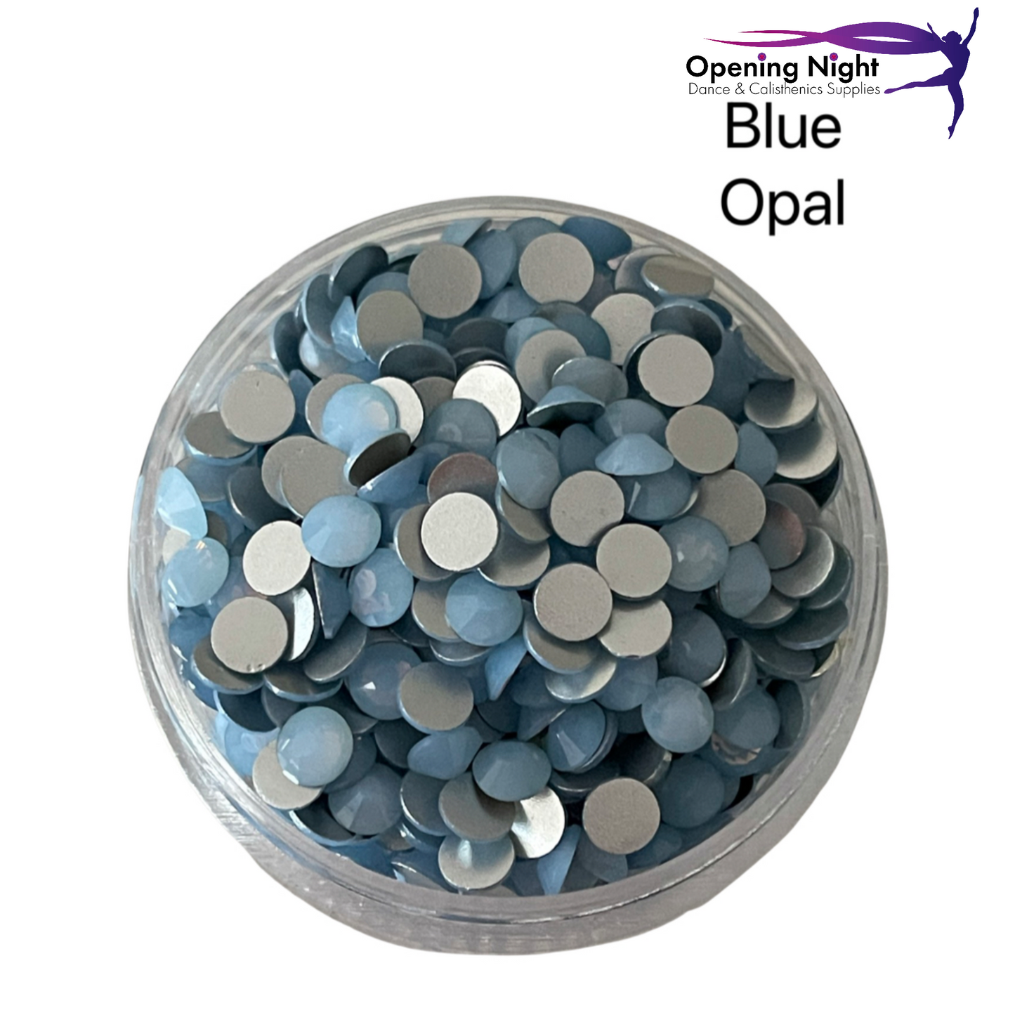 Blue Opal ss30 - AAA Non Hotfix Diamante Crystals