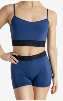 NEW Capezio - Metro Moves Toronto Bra Top Blue