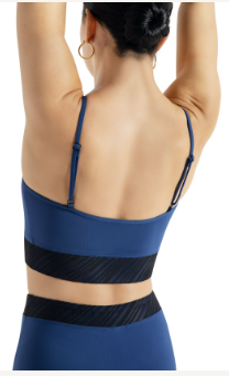 NEW Capezio - Metro Moves Toronto Bra Top Blue