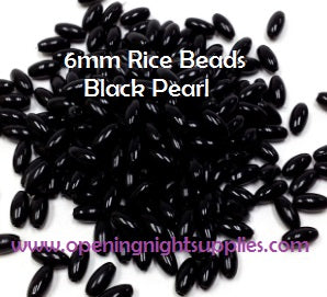 Rice Beads - Black Pearl