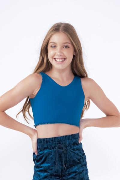 Ariel Reversible Cropped Singlet - Sylvia P