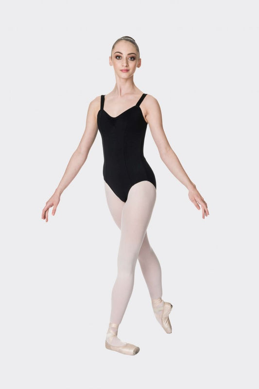 Studio 7 Wide Strap Leotard - Black