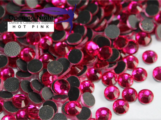 Hot Pink - Hotfix Diamante DMC Crystals