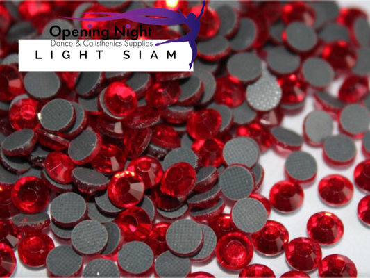 Light Siam - Hotfix Diamante DMC Crystals