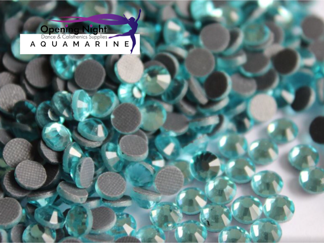 Aquamarine - Hotfix Diamante DMC Crystals