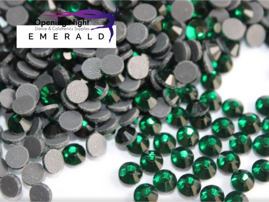 Emerald - Hotfix Diamante DMC Crystals
