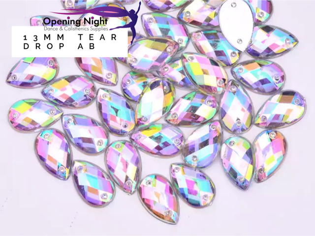 13mm, Tear Drop - AB